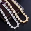 Hiphop Iced Out Diamond White/Yellow Gold Plated S Sterling Sier Moissanite Tennis Chain