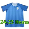 Uruguay Fußballtrikot 2024 2025 Suarez de arrascaeta r Araujo Home Away Bentancur E.Cavani D. Godin D. Nunez M Gomez Gimenez Fußballtrikot Uniformen Kit Sets Kinder