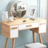 Small Mirror Jewelry Cabinet Organizer Armoire Rangement Boîte de rangement avec support blanc