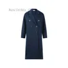 Giacche da donna in lana miscela di miscela Designer Trench 2024 Nuovo Autunno primaverile Autunno Corea Corea Vestiti invernali con cintura JGNJ
