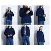 Herrenjacken Corduroy Jacket Indigo Regualr Fit Multi-Pockets Stylish Workwear Vintage männliche Kleidung