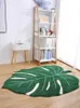 Carpets Creative Ins imitação de folha de folhas Cashmere Carpet tapete Estudo da sala de estar mesa de café verde quarto de cama H240517
