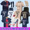 24 25 MAILLOT MBAPPE Soccer Jerseys Kids Kit 23/24 Player Versie Training Pre Match 2023 2024 Maglia Paris Home Away Football Shirt Hakimi Fabian Vitinha O Dembele