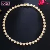 Hiphop Iced Out Diamond White/Yellow Gold Plated S Sterling Sier Moissanite Tennis Chain
