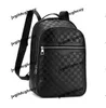 Designer Black embossing Backpacks Handbags Men Women PU Leather Backpack School Bag Fashion Knapsack Back pack Presbyopic Rucksack Shoulder Bags