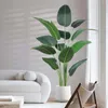 Dekorative Blumen Künstliche Pflanzen 5ft/63 gefälschte tropische Palme perfekt Faux im Topf mit schwarzem Pflanzgefäß für Home Office Decor