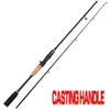 Boat Fishing Rods Fishing rod with solid pointed bait 8-25g line 8-15lb fast ultra light rotating cast rod used for trout bass kickL2405