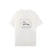 Mens Designer Band T Shirts Fashion Black White Short Sleeve Luxury Letter Pattern T-shirt size