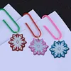 Sieraden sneeuwvlok cartoon papier clips schattig voor school bladwijzers bk met colorf cadeaus meisjes gevormde drop levering ottde ottde