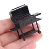 1/20 à échelle miniature Mini meubles BBQ Grill Gadget Model Accessoires de cuisine pour Doll House Decor Fitend Play Toys