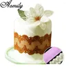 Moules de cuisson amoliy rose en dentelle fondante moule gâteau outils de décoration de gâteau de mariée