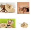 Wide Brim Hats Bucket 2024 Summer New Jacquard Embroidered Fisherman Hat Pieced Leather Woven Beach Sunshade St Drop Delivery Fashion Otaiy