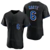 Hommes pour enfants Baseball 6 Starling Marte Jerseys City Connect 12 Francisco Lindor 20 Pete Alonso 9 Brandon Nimmo 1 Jeff McNeil 22 Brett Baty Nom Custom Nom numéro Daduhui