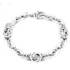 Neues 925 Silver Jungen und Mädchen Hip Hop Style Armband Luxusdesigner Schmuck Edelstahl Hochzeitsliebhaber Geschenk