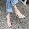 Sandales d'été léger Elegant 2024 Produits Matine Vent haut talons Chaussures pour femmes Simple Couleur solide STRAPE FINE ZAPATO