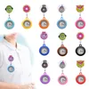 Chiffées pour enfants Cartoon Donuts Clip Pocket Watch avec de seconde main pour les infirmières sur la revers Fob Sile Nurse Drop Livraison OTF7K