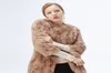 Ethel Anderson 100 Real Rabbit Fur Coat Women039s Oneck Long Rabbit Fur Veste 34 Manches Vintage Style Cuir Fur Outwear 4270007