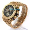 Luxe horloges Audemar Pigue Royal Oak Offshore Brick 26470or 18k Rose Gold Gray Dial Aps Factory Stcu