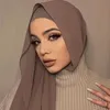 Bandanas Durag Ramadan Mariffon Hijab Couleur Couleur Couleur Écharpe Vintage SHL Tête de vent WRS TUAN SURCREEN TRAVAIL PLACE PLAQUE J240516