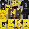 Sancho Soccer Jerseys 23 24 25 Special Haller 2023 2024 2025 Reus Football Shirt Adeyemi Hummels Brandt Dortmund All Black Moukoko Pre Match Men Kids Kits Borussia