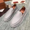 Casual Shoes Mocasines Planos de Cuero Vaca Negro Para Hombre Y Mujer Zapatillas Sin Cordones Alta Calidad 2024