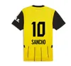 24 25 Sancho Reus Soccer Jerseys Dortmunds Borussia F.Nmecha Kamara Soccer Football Shirt 110th Haller Neongelb Hummels Brandt Yeyna Bellingham Men Kids Kit Special