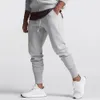 Solid Joggers Sweatpants Men Casual Slim Pants Cotton Training byxor Male Gym Fitness Bottoms Autumn Outdoor Sport Trackpants 240509