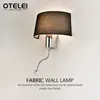 Wall Lamp Modern LED Nordic Creative Fabric Reading Bedroom Bedside Living Room Corridor El Indoor Lighting Fixtures