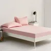 Наборы постельных принадлежностей 3pcs/Set Cotton Cold Cold Mattress с четырьмя углами и эластичными полосами.