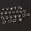 Hoop Earrings 1Pc Stainless Steel 5mm Small Cz Cartilage Tragus Rook Daith Earring Tiny Ear Piercing Jewelry