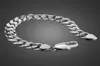 100 solid silver jewelry Fashion 925 sterling silver men039s link chain thick genuine pure silver10mm bracelet men silver jewe2460012