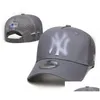 CAL CAPS تصميم أزياء رسالة يورك رجال القبعات البيسبول قبعة مان امرأة قابلة للتعديل دلو القبعة بينز قبة أعلى جودة N7 DROP DELI DHVOK