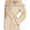 Vestes pour femmes Mélanges de mélange de laine Trench-Coat de créateur 2024 Nouveaux vêtements d'hiver de mode coréenne au printemps