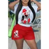 Designer Womens Tracksuits Summer 2 pièces Sports tenues 3xl 4xl Lettre imprimée T-shirt à manches courtes et shorts Jogging Costumes