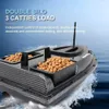 RC Bait Boat V900 GPS 40 Points de pêche 500 M Remote Control 2 Hoppers avec un poids de 1,5 kg de retour automatique Night Fishing Boats 240516