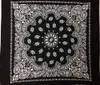 Bandanas Durag Foxmother New Hip Hop 100％Cotton 55cm * 55cm Black Red Paisley Print Women/Men/Boys/Girls Fandage J240516