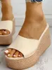 Fashion dames zomer sandalen peep-teen bkqu schoenen vrouw met hoge hakken platfroms casual wiggen voor vrouwen hoge hakken 152 d 54e9