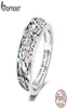 Bamoer 925 Sterling Silver Daisy Flower Infinity Love Women Wedend Engagement Jewelry SCR390 MX2005282652545221882