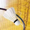 Badminton ShuttleCock 3pcs Equipamentos de bola de treinamento branco de alta velocidade Pedro de penas de pato 240516