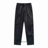 Pantalon de créateur haut de gamme Rhude pour lettre de mode automne / hiver, pantalon en cuir décontracté brodé avec des étiquettes originales de 1: 1