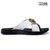 Slippare Summer Mens Size 3848 Beach Sandal Fashion Men Sandaler Leather Casual Shoes Flip Flop Sapatos Zapatos Hombret4 F87a S S
