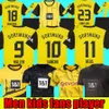 Sancho 23 24 Soccer Jerseys Reus 24 25 Dortmunds Borussia Soccer Halller Football Shirt Bellingham Neongelb Hummels Brandt Men Kids Special All Black Maillot de Foot