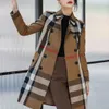 B's New Light Luxury British Style Classic2023 Spring and Automne New European and American British Style Bajia Women's Classic Plaid's