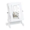 Small Mirror Jewelry Cabinet Organizer Armoire Rangement Boîte de rangement avec support blanc