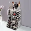 4st / Set Plastic Cosmetics Storage Rack transparent