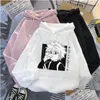 Sweats à capuche pour femmes kawaii x sweat-shirt killua zoldyck manga noir bluzy tops vêtements gouttes de livraison vêtements vêtements dhtqi