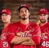 2024 City Connect Jersey 4 Yadier Molina 46 Paul Goldschmidt 28 Nolan Arenado 1 Ozzie Smith 6 Stan Musial 92 Genesis Cabrera 11 Paul Dejong Cardins Baseball Jerseys