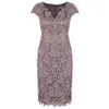 Hot Selling V Neck Cap ärmar Lace Mother of the Bride Dresses Mother of the Groom Dresses 302y