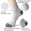 6/12 Paren Heren Cotton Running Crew Socks Middle Tube Hoogwaardige Casual Breathable Sports Socks for Men and Women Soft Sock 240518