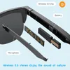 Bluetooth Smart Sun Glasses Headphones 선글라스 터치 무선 오픈 이어폰 음악 및 호출 볼륨을 높이거나 낮추는 패션 남성 여성 Bluetooth 5.3 오디오 안경
